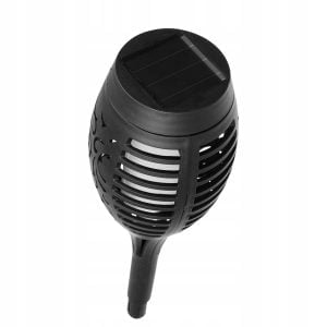 a black object with a solar panel