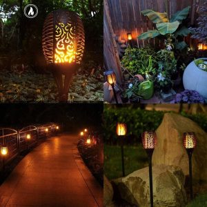 a collage of different images of a garden