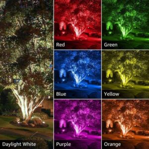 2x zunanji LED reflektor RGB z daljincem 50W IP65