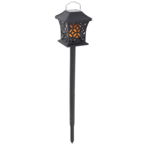 Solarna talna in stenska vrtna 12 LED svetilka laterna 19 a black light on a pole
