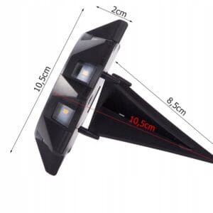 a black object with a triangle-shaped base