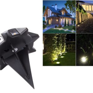 a solar powered light in a house