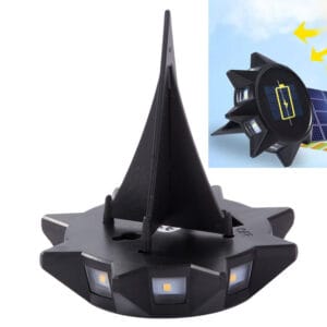 a black object with a pointy design