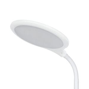 a white lamp with a white background