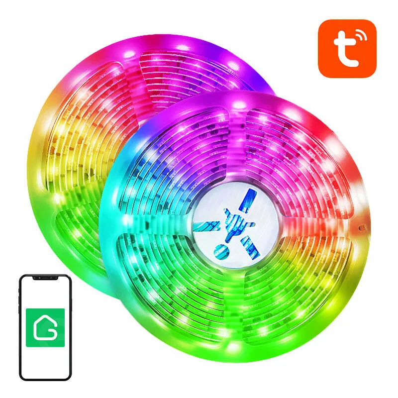 Smart WiFi RGB LED light strip 10m Tuya Alexa Google assistant 3 Smart WiFi RGB LED light strip 10m Tuya Alexa Google assistant
