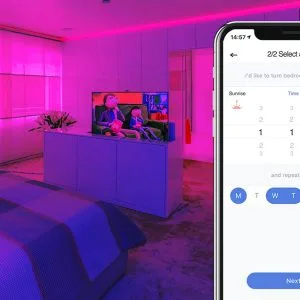 Smart set WiFI LED strip RGBWW 5m alexa google assistant