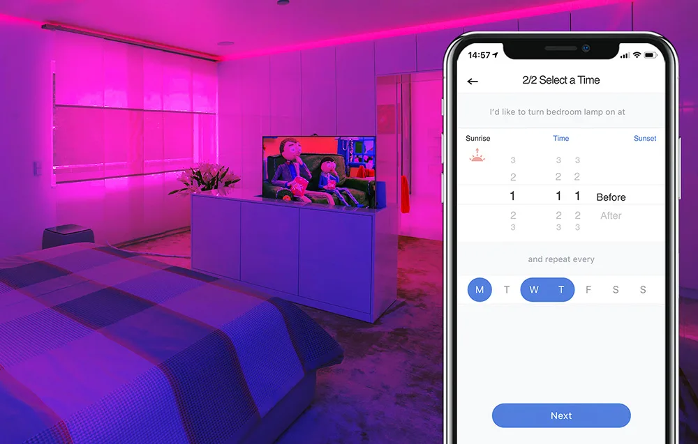 Smart set WiFI LED strip RGBWW 5m alexa google assistant - picture 6