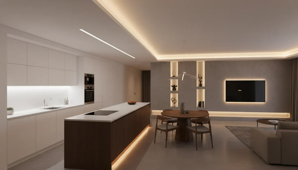 12 Idej za Kreativno Uporabo LED Trakov v Notranjem Dizajnu