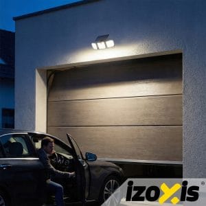 167 LED 500lm solarna svetilka s senzorjem gibanja 1800mAh IP65 6000-6500K
