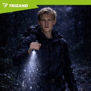 Alternative view of Alu. LED taktična ročna svetilka aku. 5000mAh 800lm ZOOM LCD USB