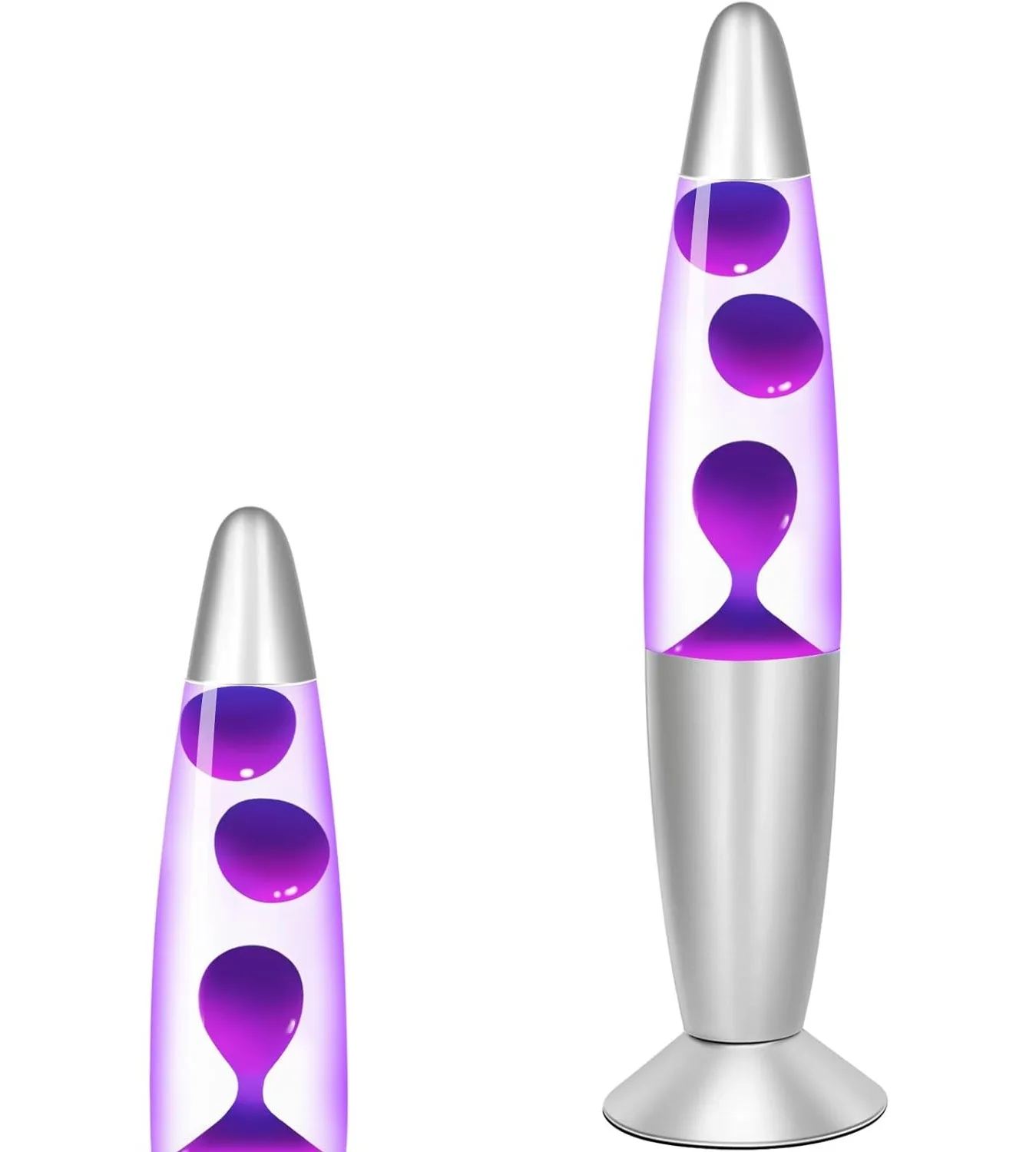 Decorative magma lava lamp purple