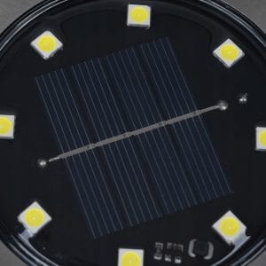 Set 12x inox zunanja solarna talna svetilka 6000K