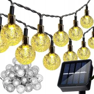 LEDsvet.si 21 LED 50 toplo bela zunanja solarna dekorativna girlanda IP44 7m 8 funkcij