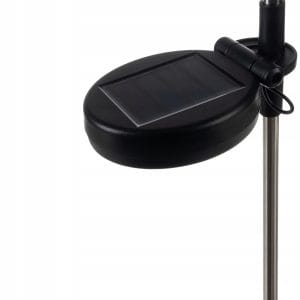 Set 2x LED hladno bela solarna dekorativna svetilka fontana steklena vlakna 89cm