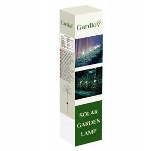 Set 2x LED hladno bela solarna dekorativna svetilka fontana steklena vlakna 89cm