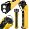 3in1 COB LED rechargeable magnetic workshop lamp powerbank USB LCD hook yellow 1 3in1 COB LED rechargeable magnetic workshop lamp powerbank USB LCD hook yellow