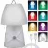 [ "White LED RGB battery night light with motion sensor for desk" ]