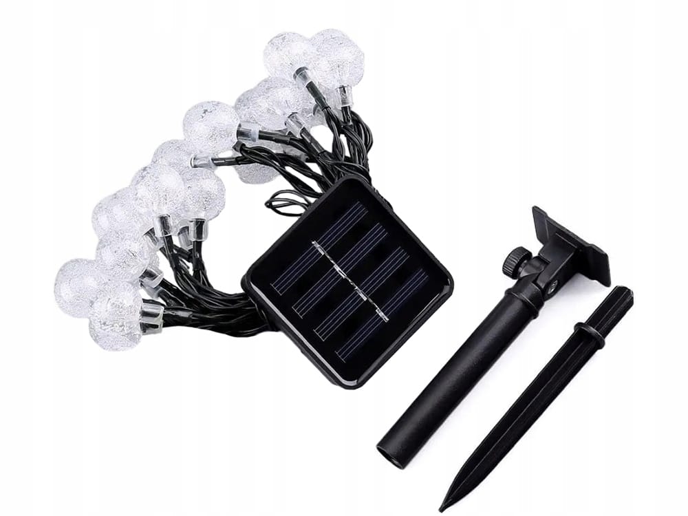 LED RGB 20 zunanja solarna dekorativna girlanda 8 funkcij 11 LED RGB 20 zunanja solarna dekorativna girlanda 8 funkcij - slika 9