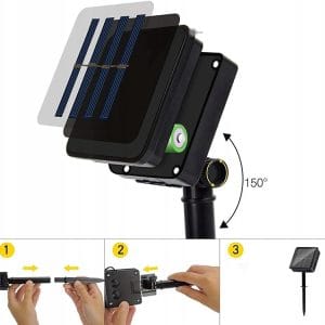 LED RGB 20 zunanja solarna dekorativna girlanda 8 funkcij 22 LED RGB 20 zunanja solarna dekorativna girlanda 8 funkcij