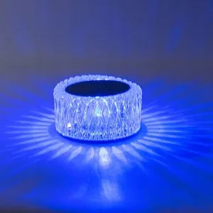 Alternative view of LED RGB aku. namizna kristalna svetilka USB daljinec touch