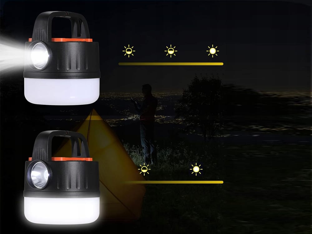 Turistična aku. LED solarna prenosna luč za kampiranje powerbank daljinec 7 Turistična aku. LED solarna prenosna luč za kampiranje powerbank daljinec - slika 5