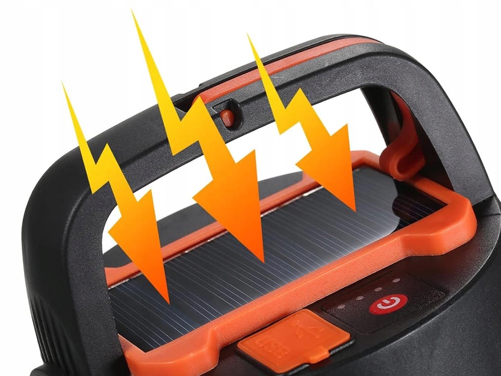 Turistična aku. LED solarna prenosna luč za kampiranje powerbank daljinec 5 Turistična aku. LED solarna prenosna luč za kampiranje powerbank daljinec - slika 3