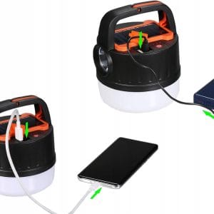 Turistična aku. LED solarna prenosna luč za kampiranje powerbank daljinec 16 Turistična aku. LED solarna prenosna luč za kampiranje powerbank daljinec