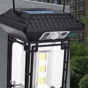 Alternative view of Potovalna aku. 2400mAh solarna LED luč za kampiranje s senzorjem USB daljinec