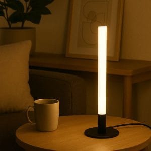 LED vertikalna namizna svetilka 3 barve svetlobe USB 40cm črna 12 LED vertikalna namizna svetilka 3 barve svetlobe USB 40cm črna