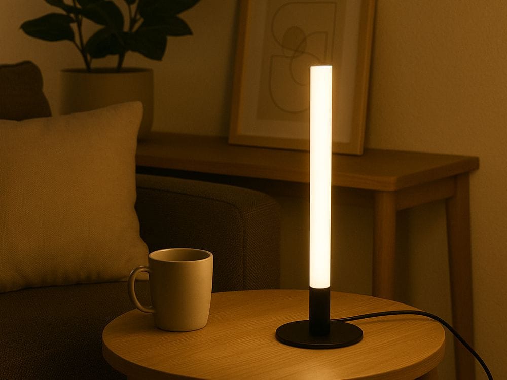LED vertikalna namizna svetilka 3 barve svetlobe USB 40cm črna 6 LED vertikalna namizna svetilka 3 barve svetlobe USB 40cm črna - slika 4