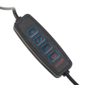 LED vertikalna namizna svetilka 3 barve svetlobe USB 40cm črna 14 LED vertikalna namizna svetilka 3 barve svetlobe USB 40cm črna