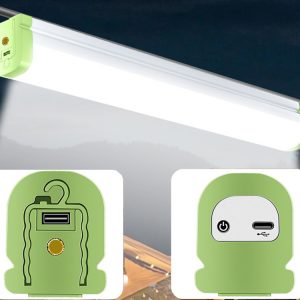 LED aku. svetilka s senzorjem gibanja magnetna 50cm USB