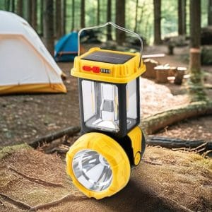 Alternative view of Potovalna aku. 2400mAh solarna LED luč za kampiranje USB