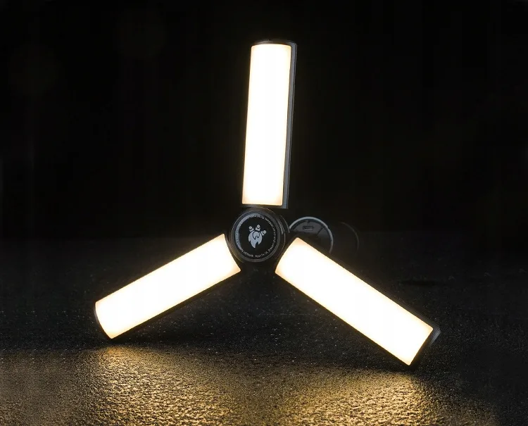 Telescopic 3-in-1 LED camping lamp, rechargeable, USB