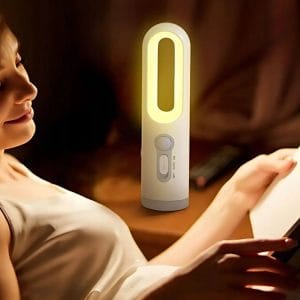 LED aku. nočna ročna svetilka s senzorjem gibanja USB bela 10 LED aku. nočna ročna svetilka s senzorjem gibanja USB bela