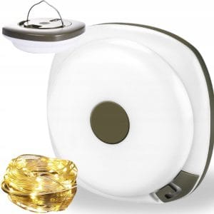 LEDsvet.si 15 Potovalna aku. LED girlanda za kampiranje USB 8m
