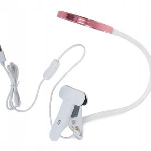 Alternative view of Gibljiva 24 LED kozmetična namizna svetilka USB sponka
