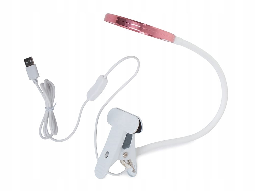 Gibljiva 24 LED kozmetična namizna svetilka USB sponka 4 Gibljiva 24 LED kozmetična namizna svetilka USB sponka - slika 2