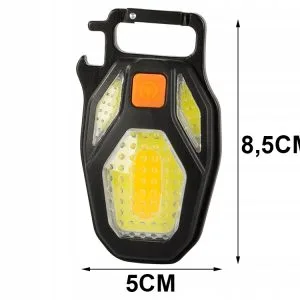 3in1 cordless COB LED flashlight, can opener, screwdriver