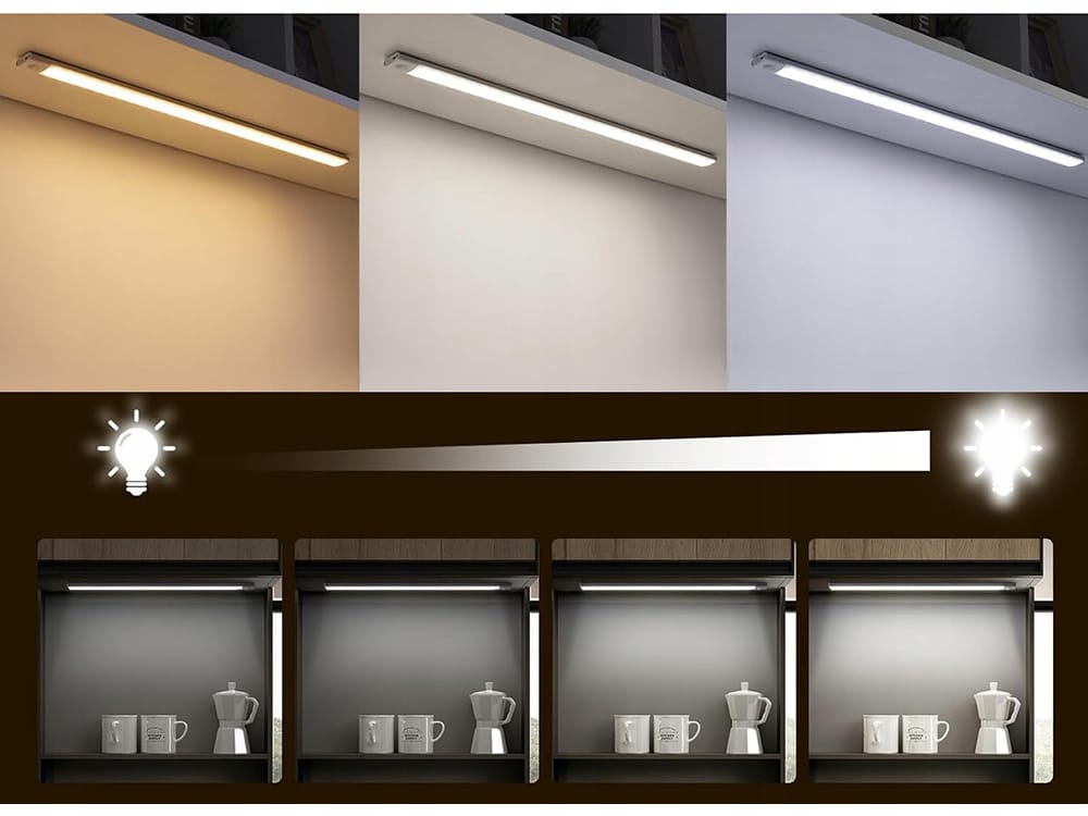 LED samolepilna aku. svetilka s senzorjem gibanja 30cm USB 10 LED samolepilna aku. svetilka s senzorjem gibanja 30cm USB - slika 9