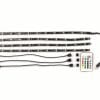 TV LED trak RGB 4x 50cm USB 2 Štiri RGB LED trakovi dolžine 50 cm s kabli in USB priključkom
