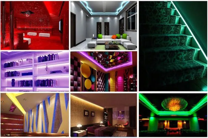 5m Set LED strip RGB IP65 waterproof ACTION 4 Five-meter RGB LED strip wound on a reel with controller