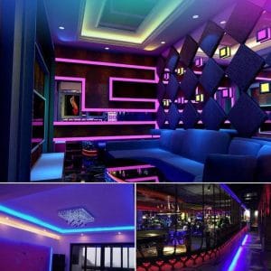 5m Set LED trak RGB IP20 300LED 11 RGB LED traka namotana na kolut sa daljinskim upravljačem i adapterom