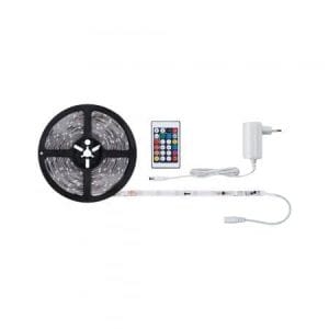 5m Set LED trak RGB IP20 Ambientni - kontroler na traku 13 Svetleči LED trak RGB navit na kolutu s priloženim krmilnikom