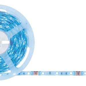 一圈RGB LED燈帶發出絢麗多彩的霓虹光