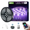 Vodoodporen pametni LED trak RGB v kolutu s krmilnikom in napajalnikom