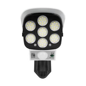 Solarna LED lažna nadzorna kamera in svetilka s senzorjem gibanja bela 13 Bela solarna LED lažna nadzorna kamera in svetilka s senzorjem gibanja