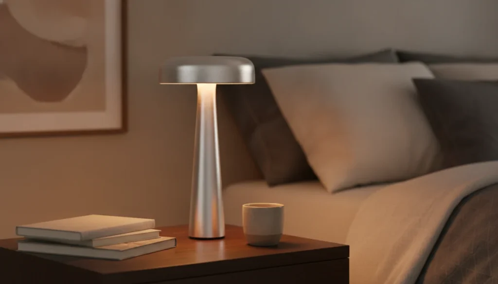 LED Namizna Lučka Srebrna - Akumulatorska & USB 3 LED Namizna Lučka Srebrna - Akumulatorska & USB