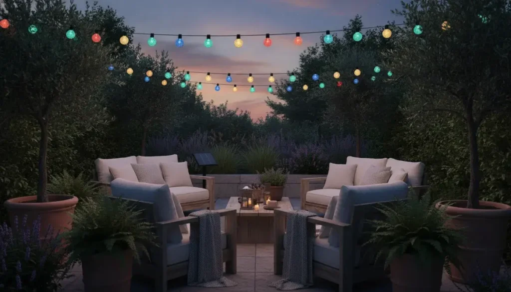 LED RGB Solarna Girlanda: Najboljša Zunanja Dekoracija 1 LED RGB Solarna Girlanda: Najboljša Zunanja Dekoracija