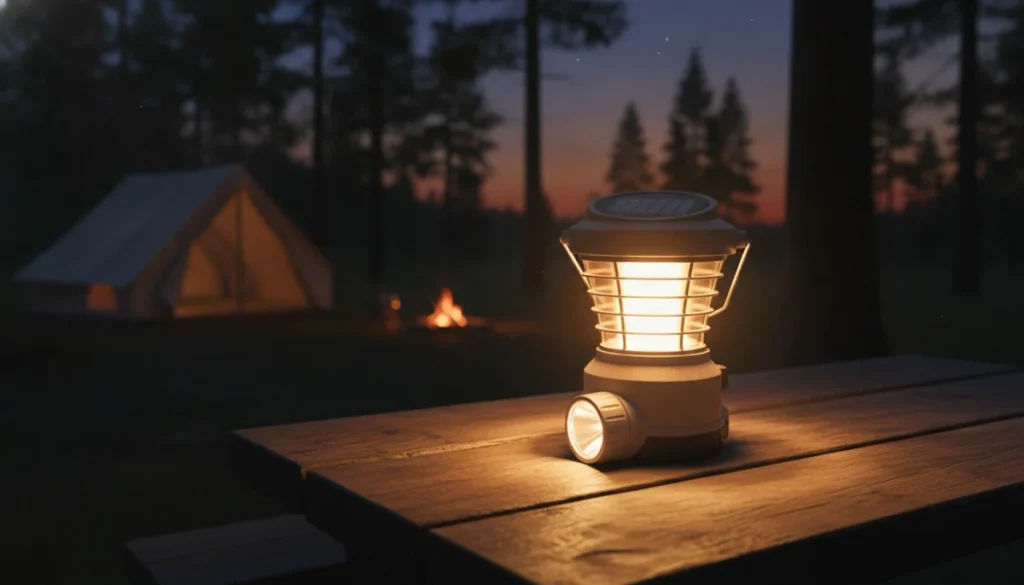 Aku. Solarna LED Svetilka Za Kampiranje 3v1 | Kupite Zdaj